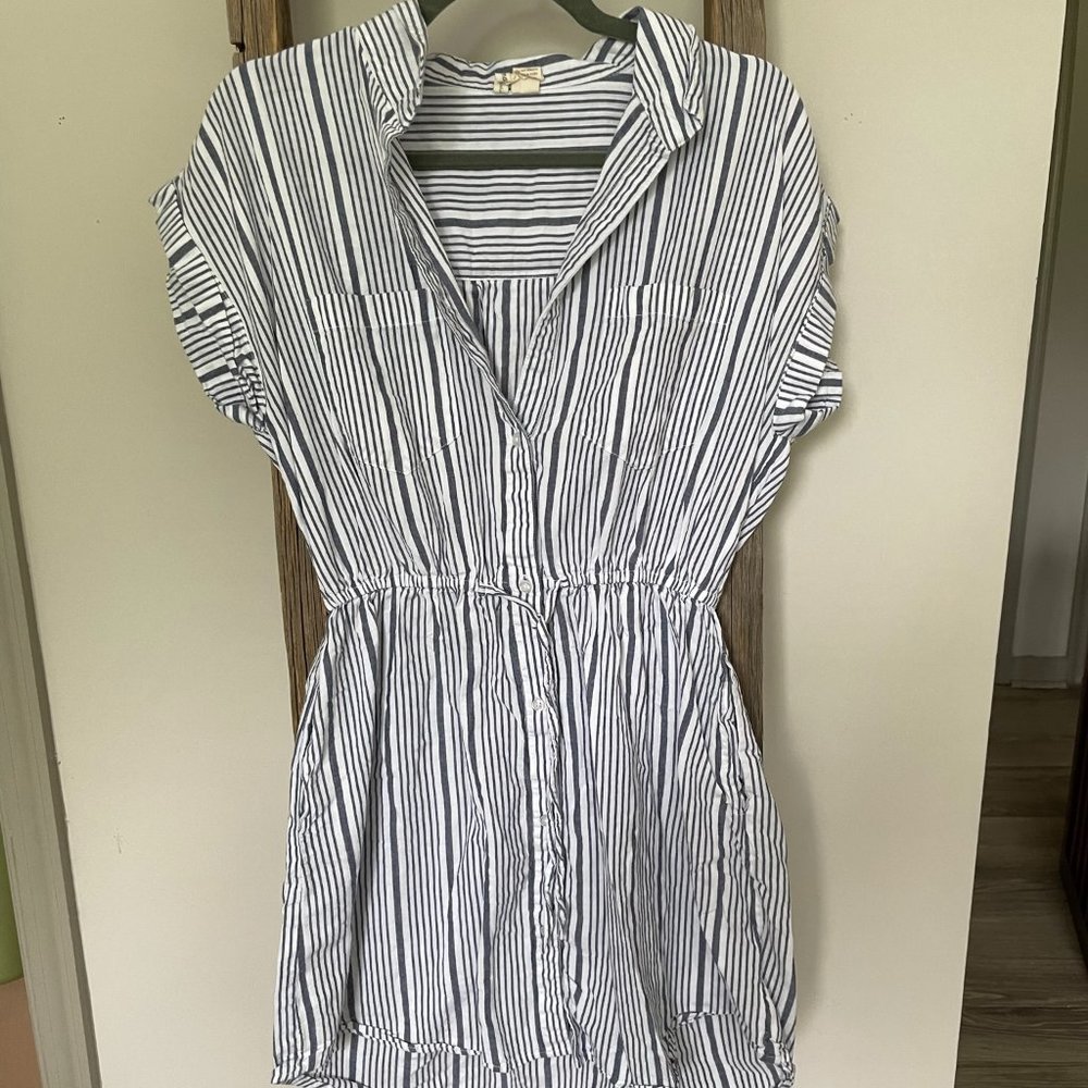Stripped Short Dress